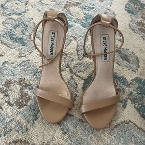 Steve Madden Heels Sandals Nude